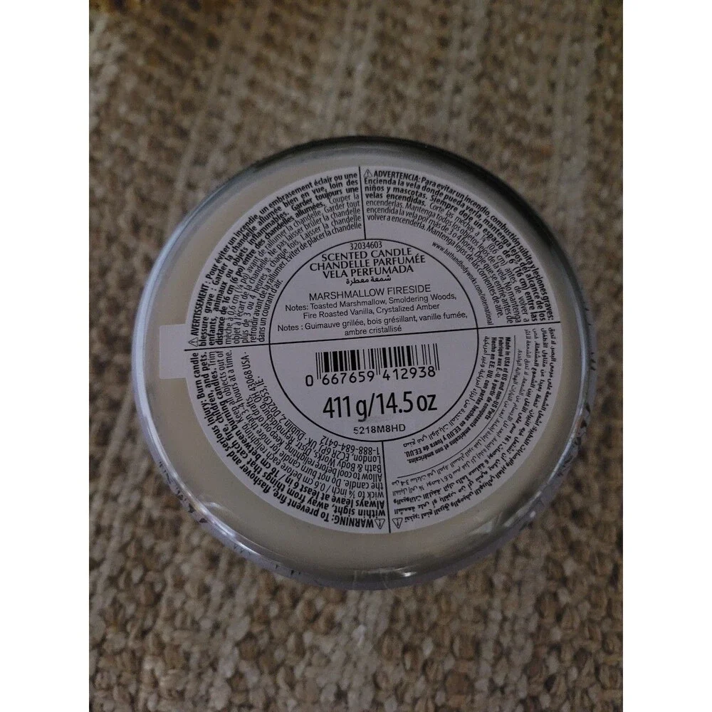 Marshmallow Fireside - Bath and Body Works 3-wick Candle